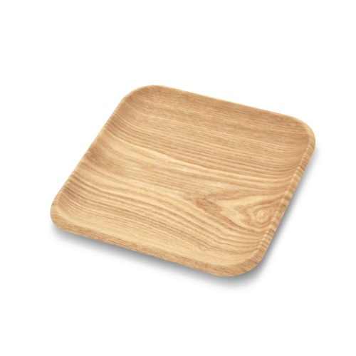 ● Eco-Friendly Innovation Wood Plate_Square (M)_15 ea / 1box