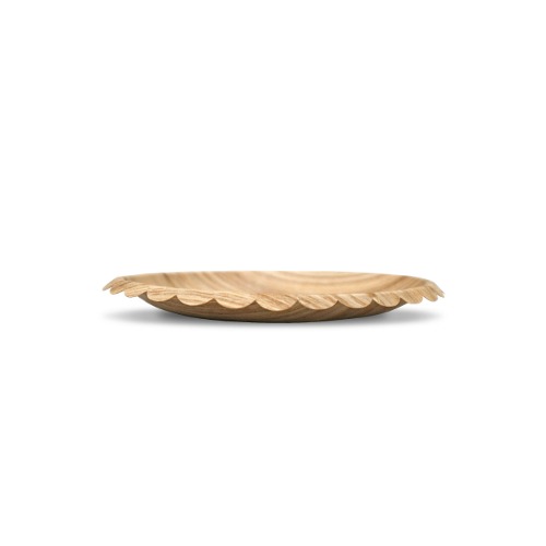 ● Eco-Friendly Innovation Wood Plate_Round (S)_15 ea / 1box